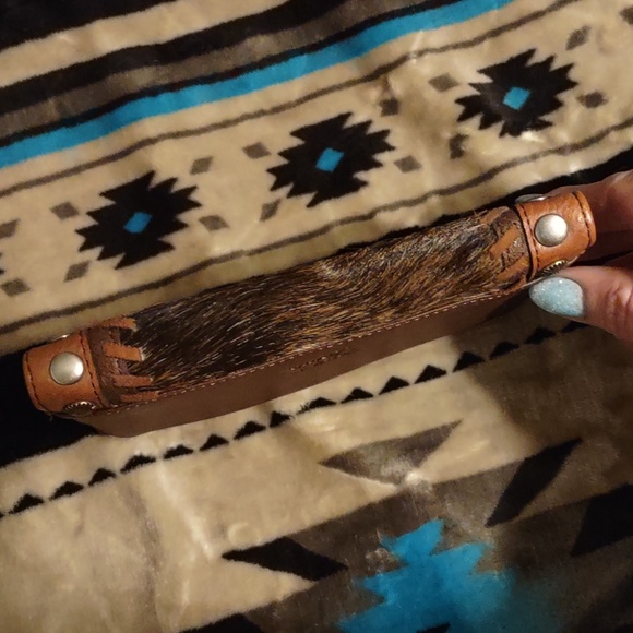 Tony Lama. Cognac Cowhide leather  wallet. Never used. Brand new. No tags. - Picture 6 of 17